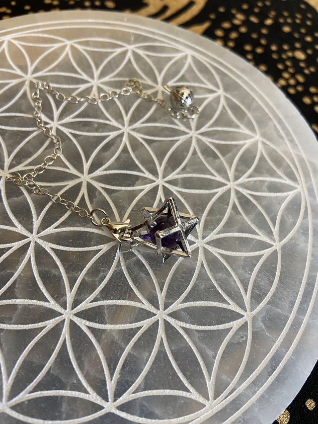 Pendule étoile Améthyste