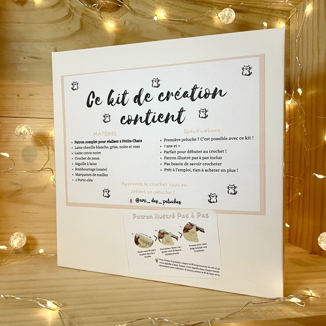 Kit de création au crochet - 3 Petits Chats