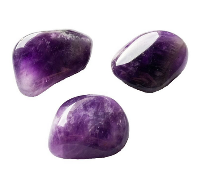 Améthyste pierre roulée 