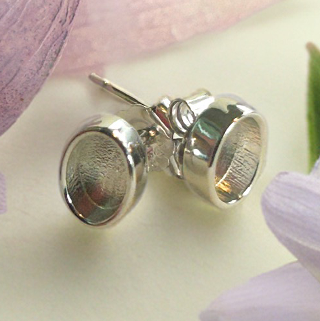 Øredobber sentimental • 6x4mm • 925 sterlingsølv