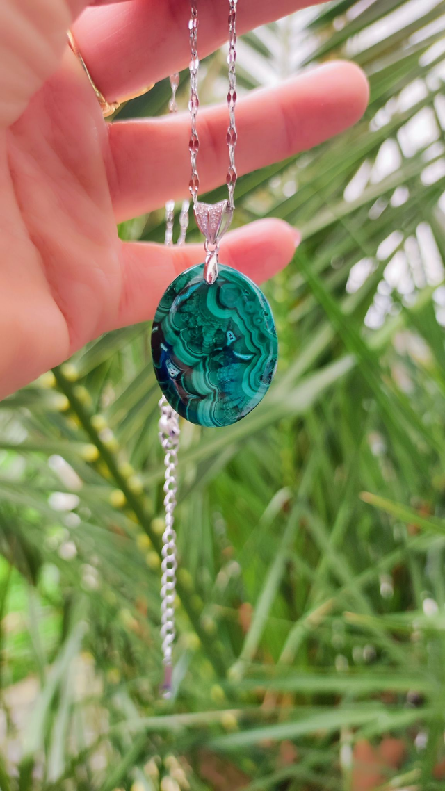 Pendentif Malachite