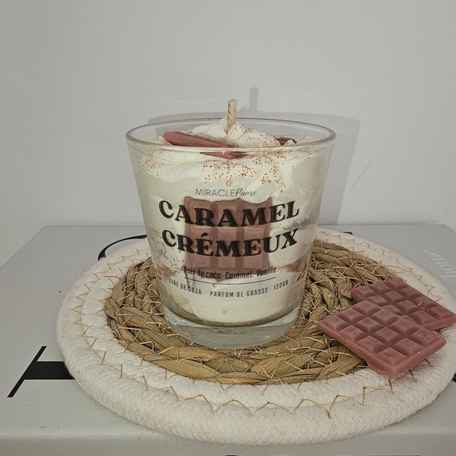 Bougie Gourmande CARAMEL CRÉMEUX 