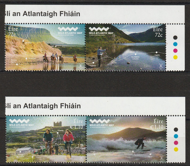 Ireland  2016  Wild Atlantic Way  set  MNH