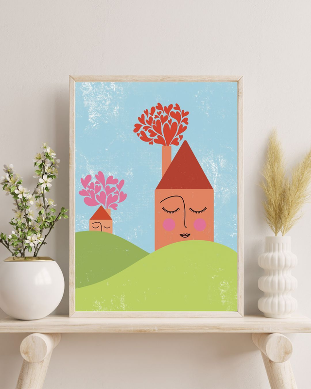 Maisons in love 10x15cm