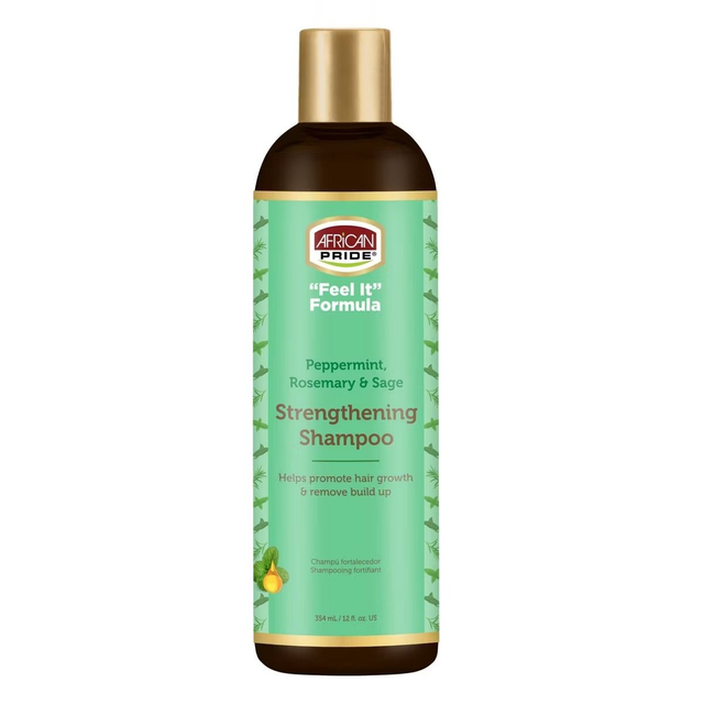African Pride Feel It Formula Strengthening Shampoo - 12oz 