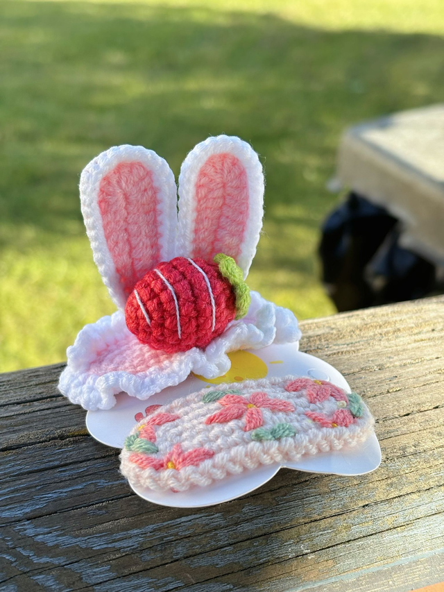 Pinkki Pupu Strawberry Hairclips
