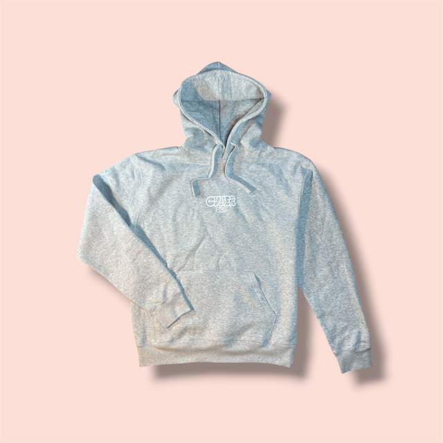 Sweat à capuche gris