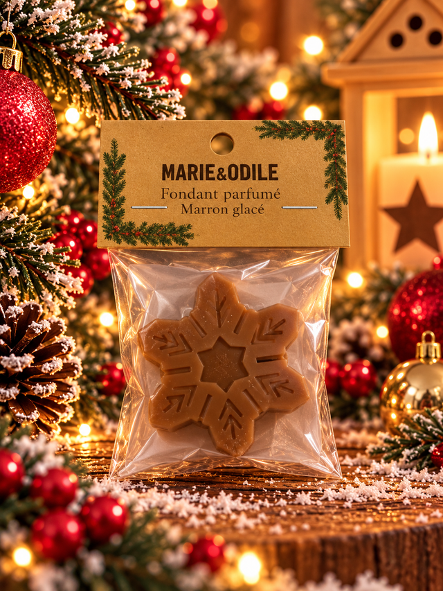 Fondant parfumé Marron glacé - 14 grammes