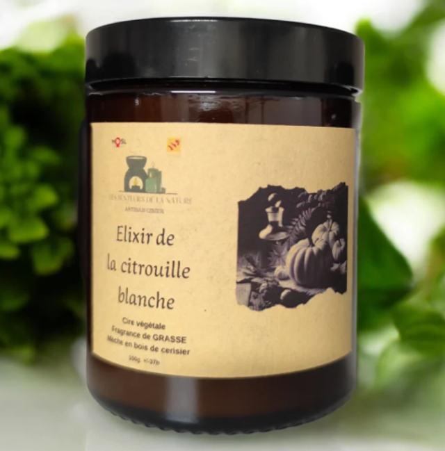 33.Bougie élixir citrouille 150G 35/37H