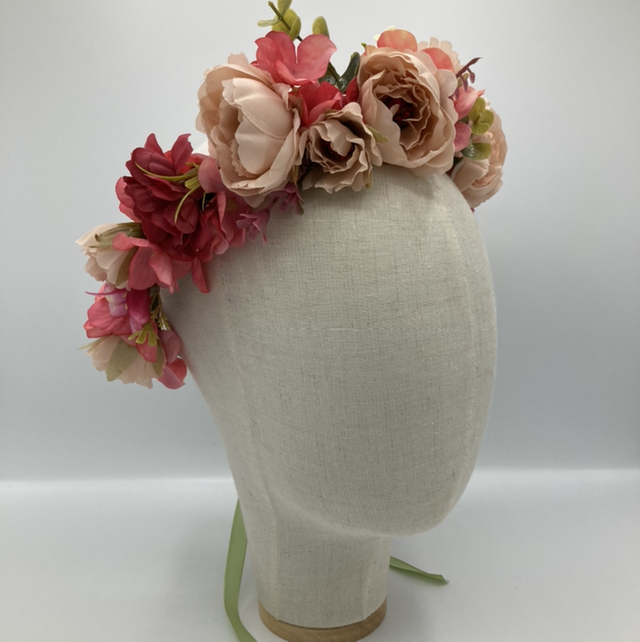 B-05 Faux Flower Crown