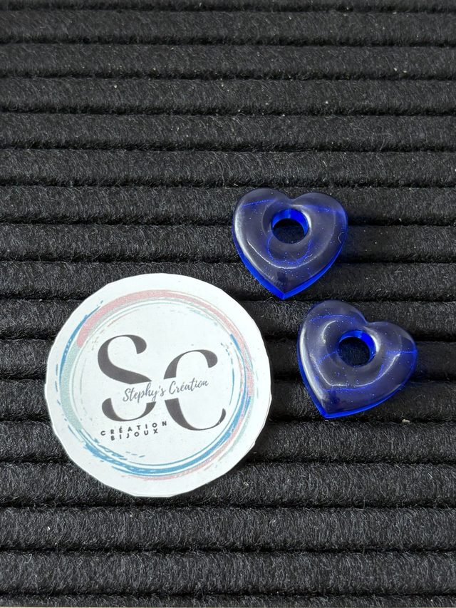 💙Pampille &quot;LÉA&quot; – Cœur Bleu