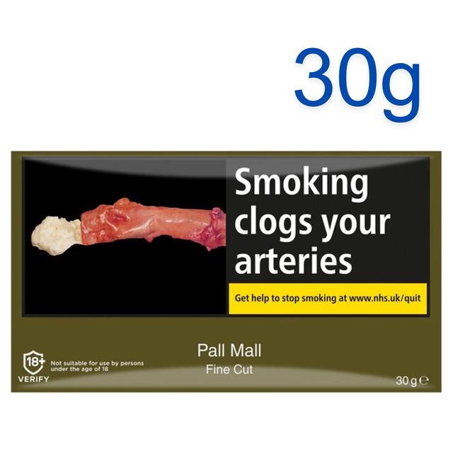 Pall Mall Fine Cut Rolling Tobacco, 30g