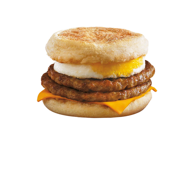 Double Sausage Egg & Cheese Muffin