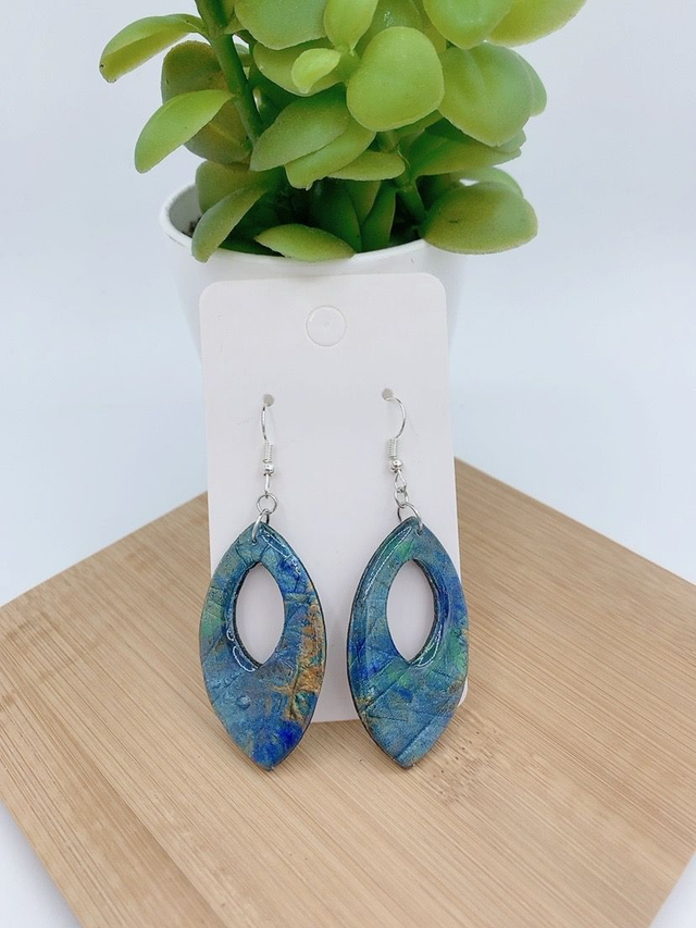 Boucles d'Oreilles Peinte à la main