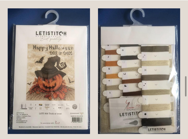 Trick or Treat Cross Stitch Kit by Letitstitch 