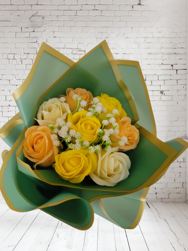Bouquet fleurs de savon 