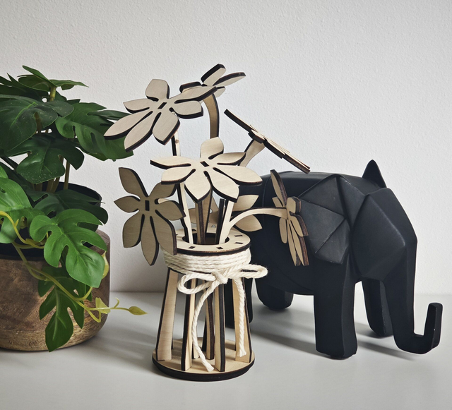 Bouquet dans son vase