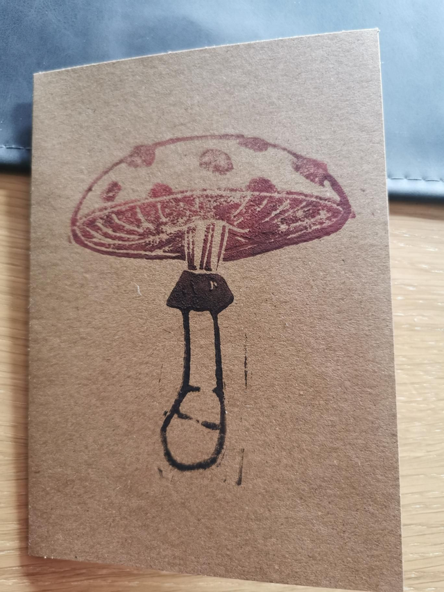 Carte postale champignon