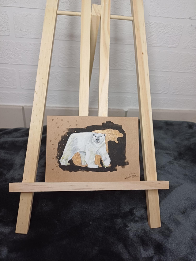 Peinture ours polaire