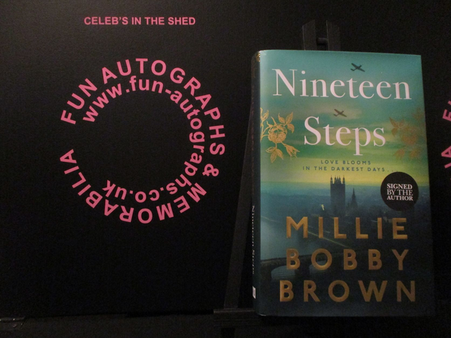 Millie Bobby Brown 'Nineteen Steps' Authentic Autographed Hardback Book