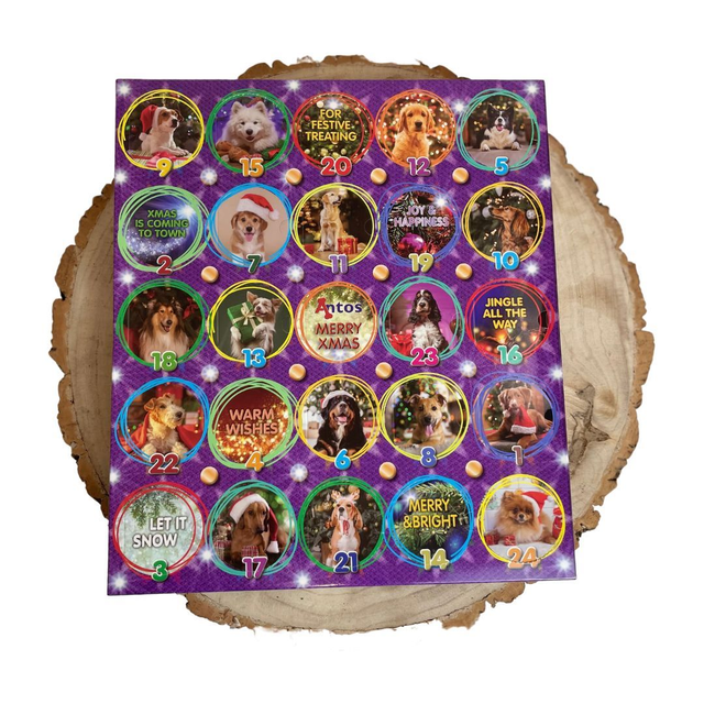 Doggy Christmas Advent Calendar Raw Hide Free 