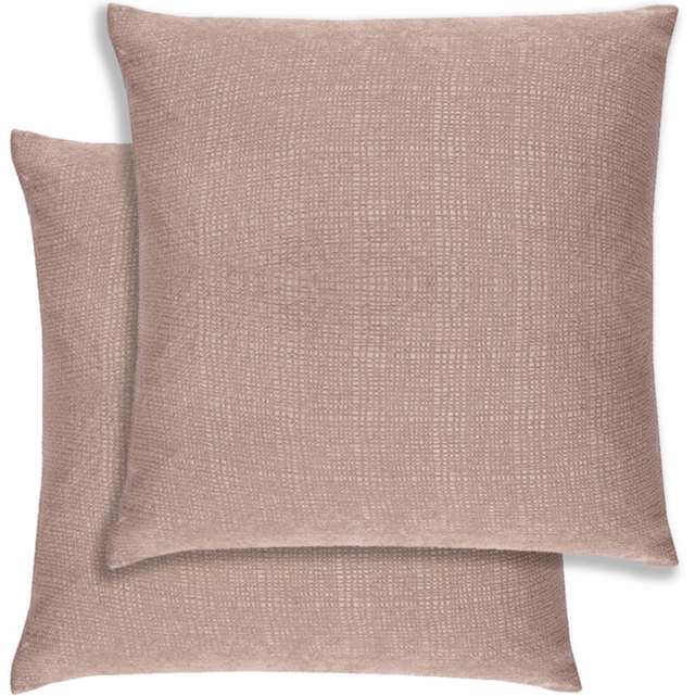 Enhanced Living Pair of Matrix Latte Cushion Covers - Cases Only