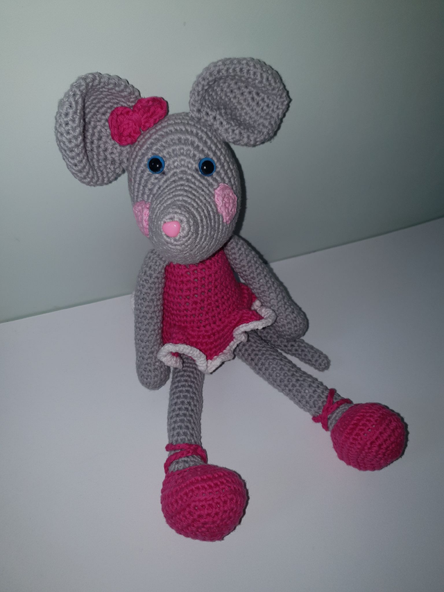 Chloé la souris danseuse étoile (grande)