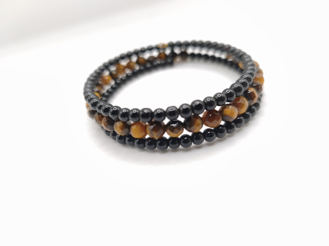 Bracelet bohème oeil du tigre 