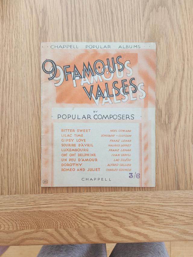 9 Famous Valses by popular composers chappell