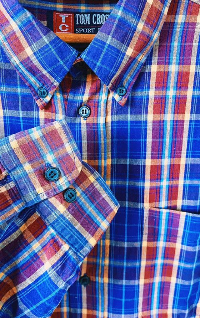 Chemise à carreaux 100% coton - L