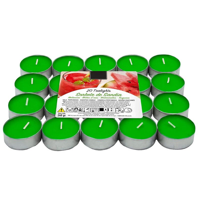  Lumar Aromatic Velas aromáticas (Sorvete de Sandia Pack 20 Velas)