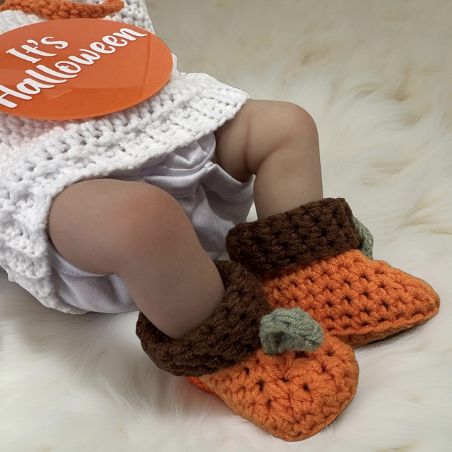 Halloween Collection- Pumpkin Bonnet