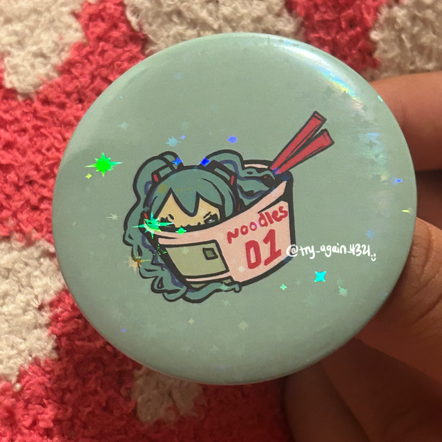 Miku noodle badge!