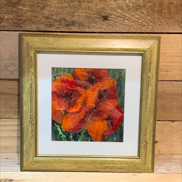 Poppies Original Mixed Media 