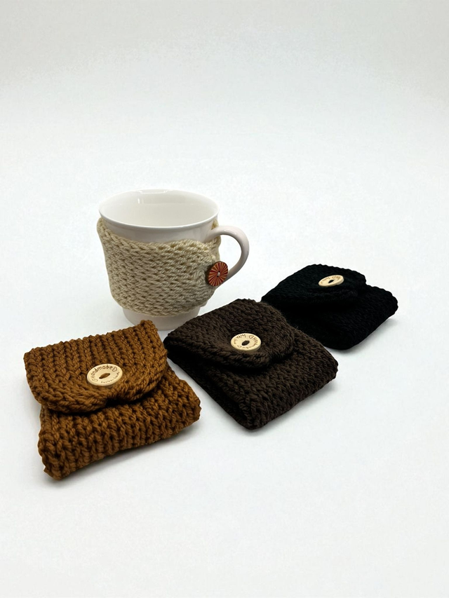 Knitted Cup Wrap