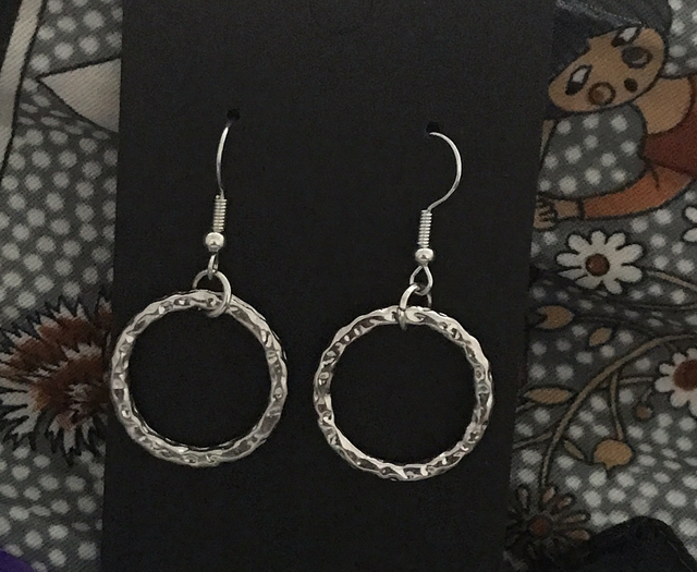 Silver Dangling Earrings - SDE165
