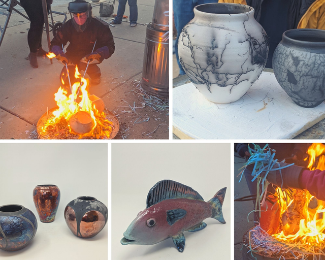 A Private Raku Firing - Pottery Workshop 10am - 3pm (minimum 4 participants)