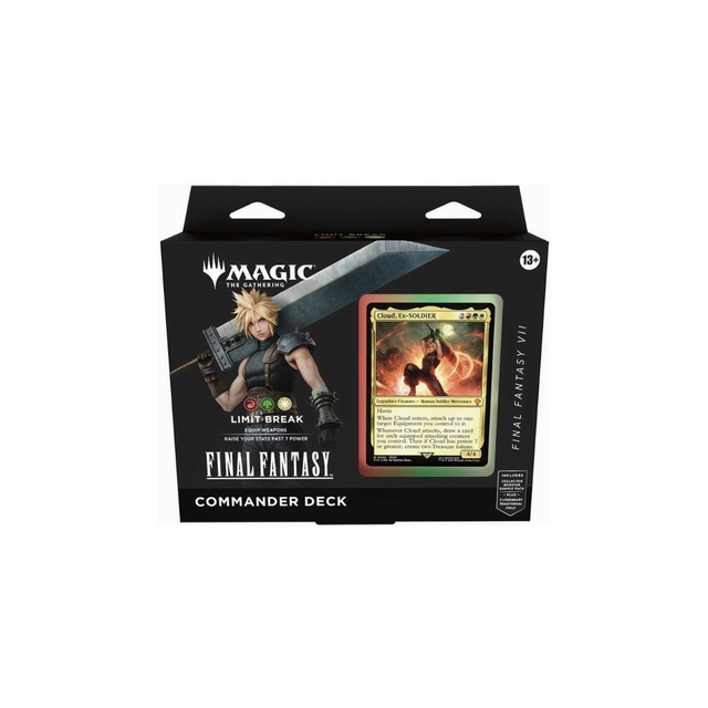 PREORDINE RISTAMPA LUGLIO Final Fantasy VII Cloud Commander Deck "Limit Break" English FF7 