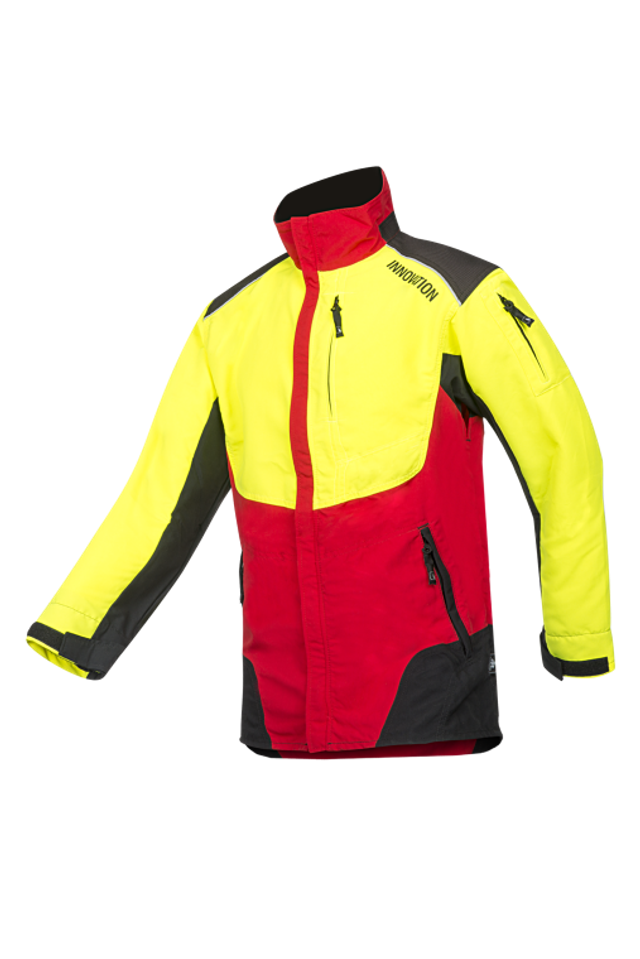 W-AIR Arbeitsjacke rot/gelb 