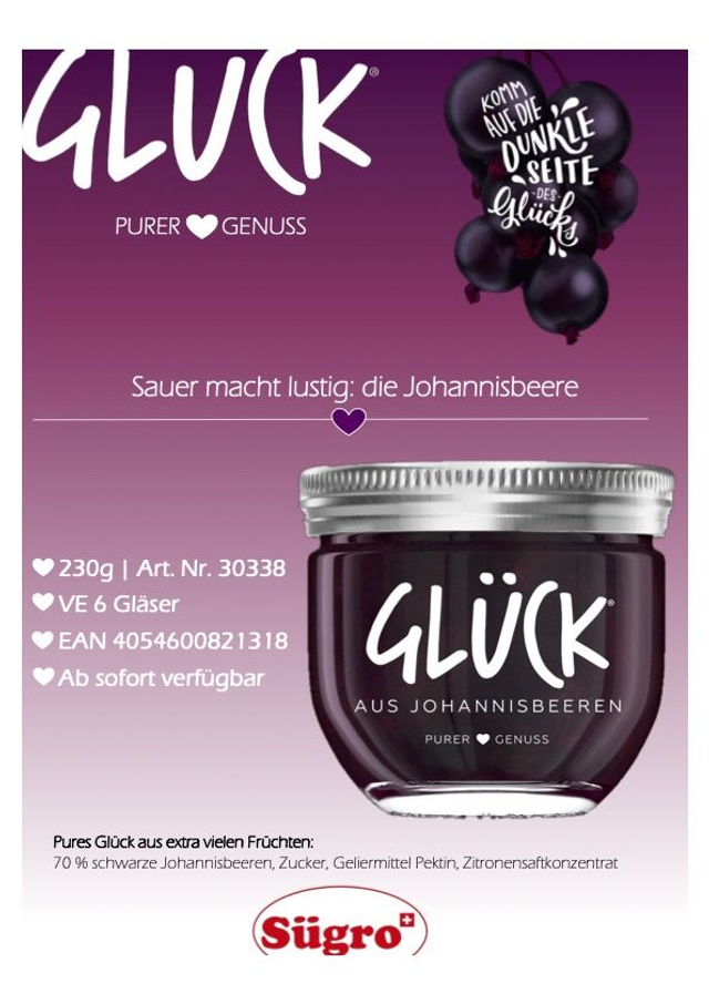 Glücksmarmelade Johannisbeeren inklusive Glückscoaching per Video