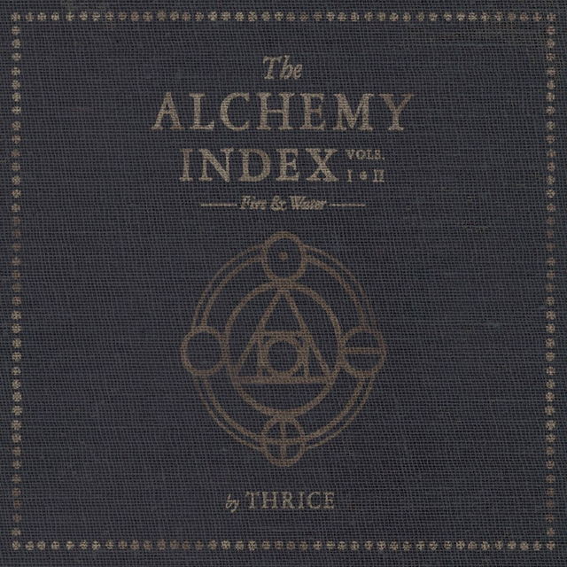 Thrice - The Alchemy Index Vols. I & II: Fire & Water 2xLP (Translucent Orange Crush / Translucent Sea Blue Vinyl)
