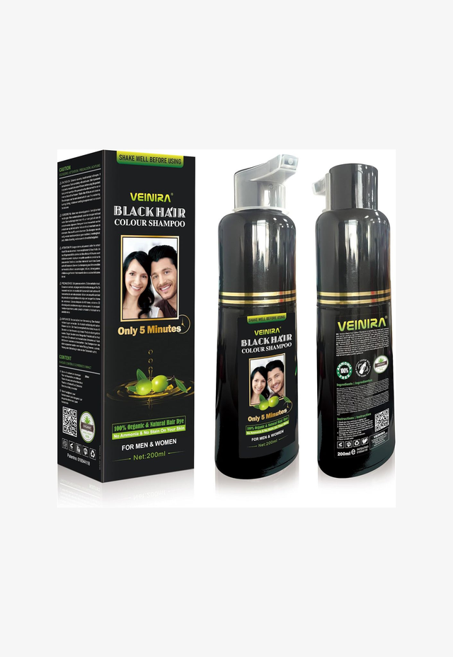 VEINIRA Herbal Quick Hair Colour Shampoo: Effortless Instant Dye for Men and Women