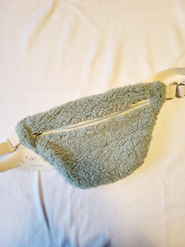 Sac Banane moumoute sarcelle