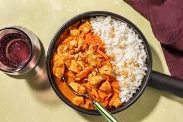 Vendredi 27 février - POULET MAFE (sauce beurre de cacahuètes) & RIZ