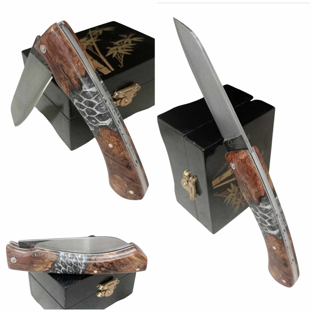 L&#039;Ambacien ®™ Damas suminagashi en loupe de gonfolo hybride