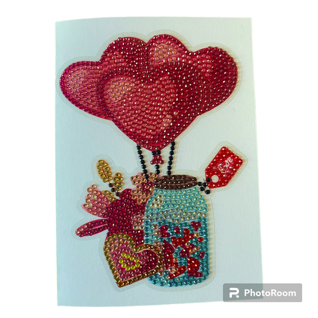 Heart Balloons Card