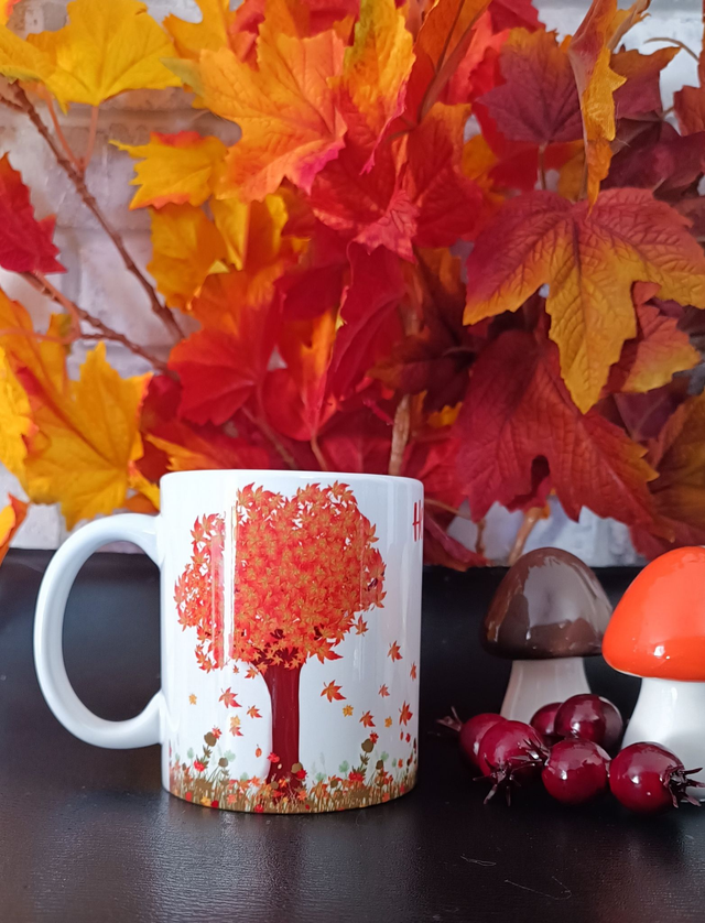 Mug &quot;collection automne 2024&quot; Hérisson Champignon