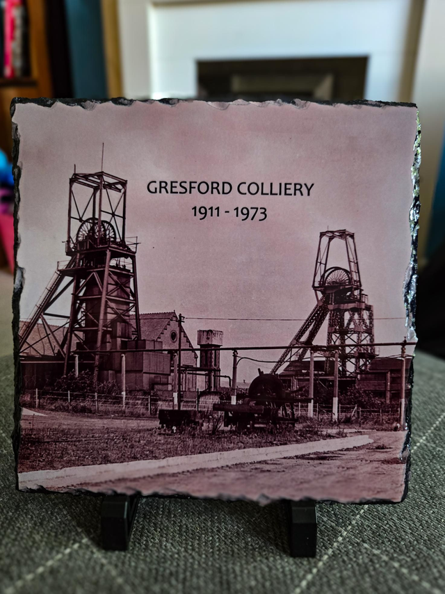 Gresford Colliery Commemorative Slate