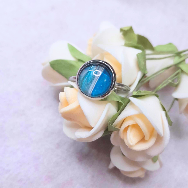 RIPPLE - Bague ajustable - métal argenté