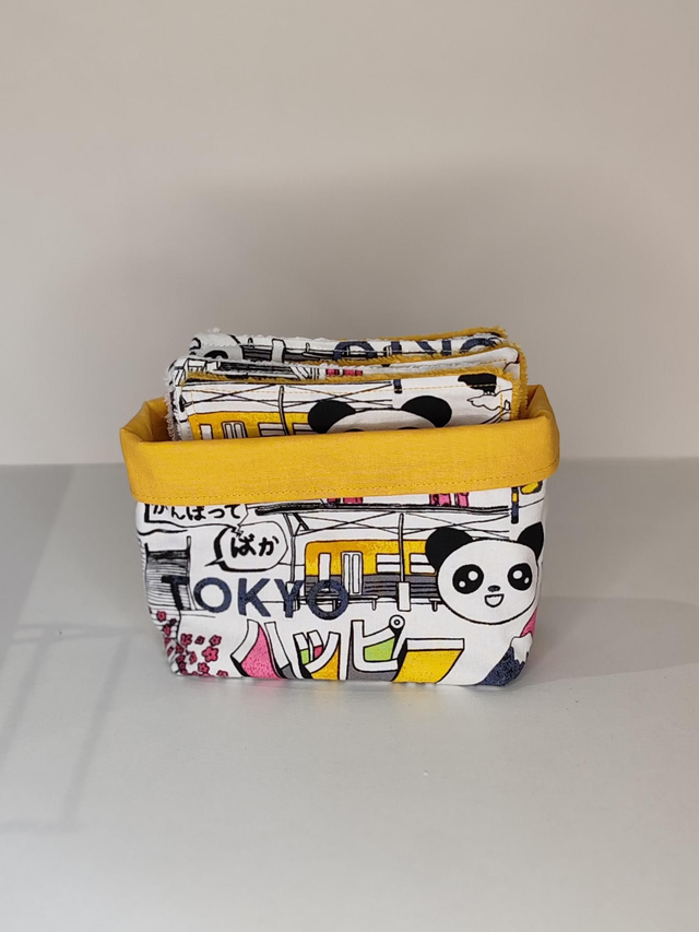 Lingettes lavables &quot;TOKYO&quot;